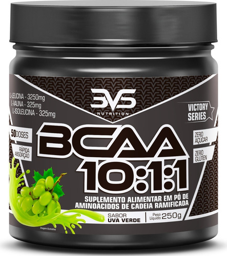 Bcaa Em Pó 10:1:1 Ultra Concentrando - 3vs Nutrition - 250g