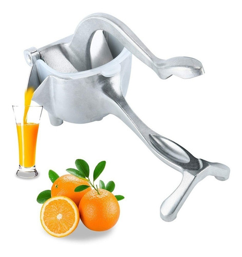 Dispensador Exprimidor Jugo Manual Aluminio Naranja Frutas