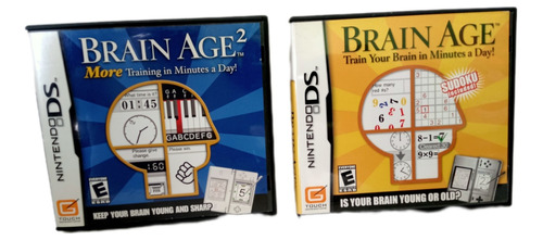 Brain Age 1 Y 2 Nintendo Ds Originales + Envío  (Reacondicionado)