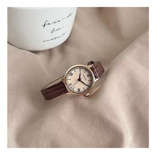 Reloj De Cuarzo Retro De Lujo For Mujer De Nicho De Moda