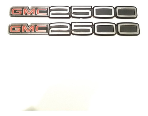 Par Emblemas Gmc 2500 Laterales