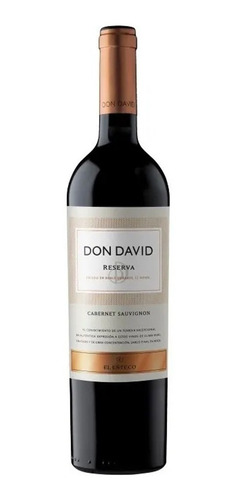 Vino Don David Reserva Cabernet Sauvignon X750cc