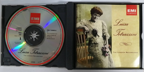 Cd Luisa Tetrazzini - The London Recordings - Albúm Triplo
