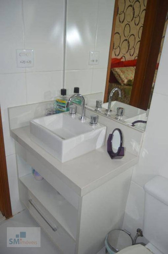 Cobertura Com 2 Dormitórios À Venda, 140 M² Por R$ 562.000,00 - Vila Pires - Santo André/sp - Co0162