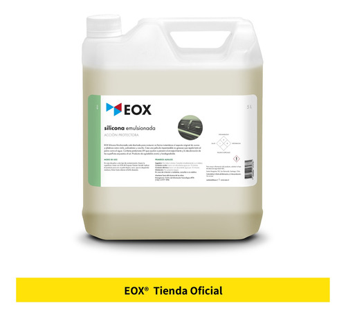 Silicona Emulsionada Acción Protectora Eox 5 Litros