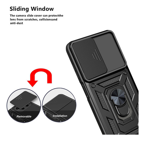 Funda For Infinix Hot 30 30i Protección Tener Vidrio Membra