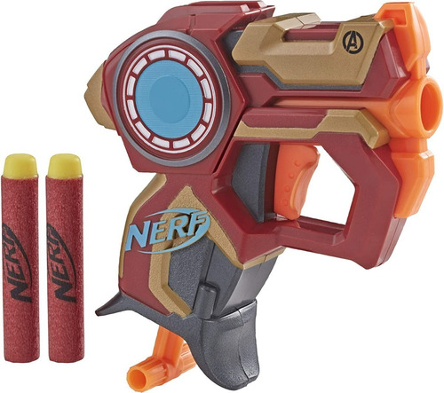 Lanzador Nerf Iron Man Con 2 Dardos Repuesto Teletiendauy