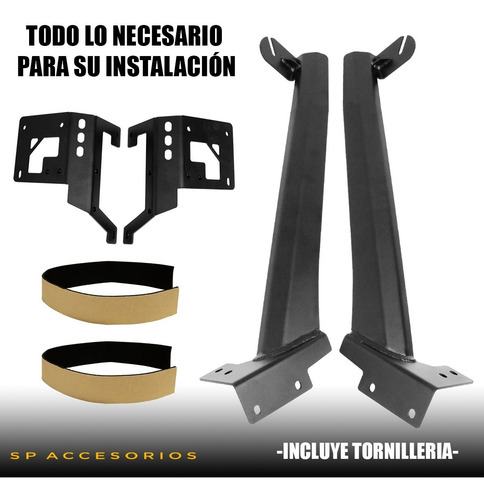 Imagen 3 de 8 de Diadema Bracket Para Barra Led Jeep Jl Wrangler 2019/2021
