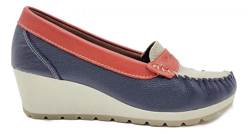 Mocasines Cuero Zapatos Nauticos Mujer Dama Mdz 410 Env o gratis