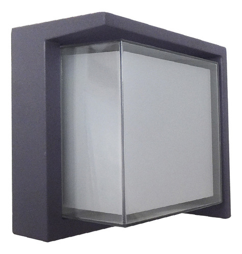Lampara Pared Tecnolite Led Alum Gris 15w Copeina Decorativa Color Gris/Acero
