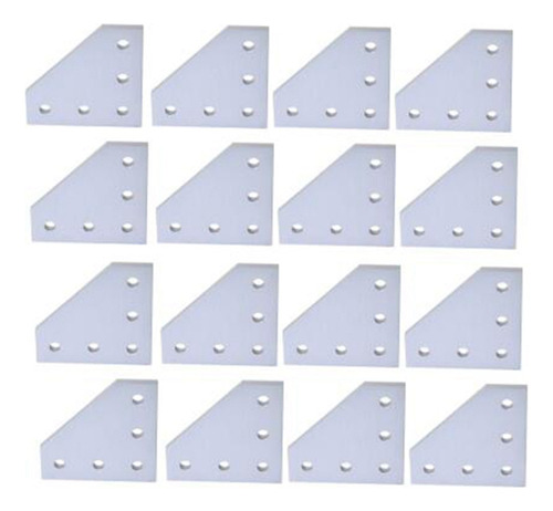 Placa De Unión De 5 Orificios De Aluminio En Forma De L Para