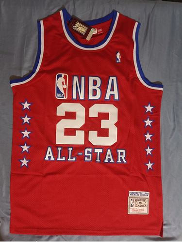 Jersey Su Majestad #23 Bordado Rojo All-star East '89