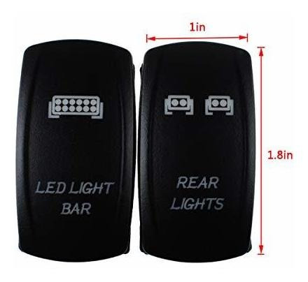 Interruptor Barra Luz Led Para Utv Polaris Ranger Rzr