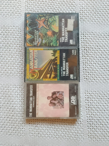 Lote De 3 Cassettes Originales De The Manhattan Transfer