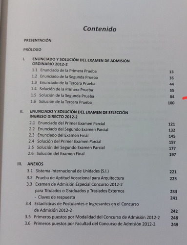 Libro Examen De Admisión Uni 2012-2 Resueltos Ocad (Usado)