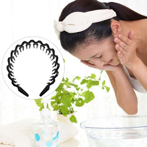 Diadema Dentada Para Hombre, Diadema Con Dientes Ondulados,