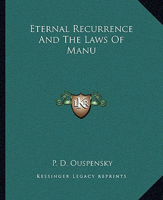 Libro Eternal Recurrence And The Laws Of Manu - Ouspensky...