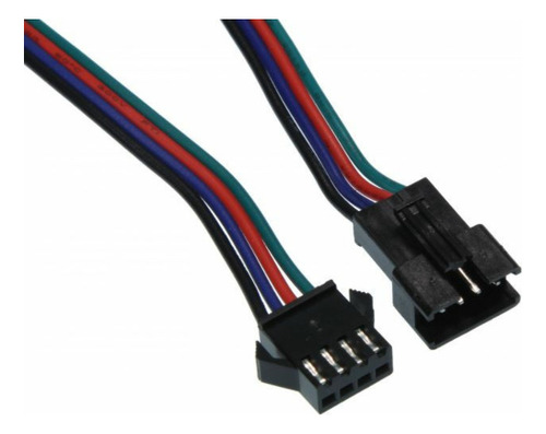 Cable Conector Jst Sm 2.5mm 4p Pareja Macho Y Hembra X 20un.