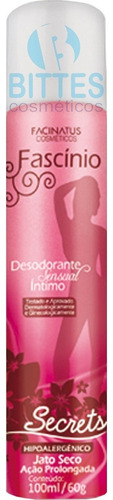 Desodorante Íntimo Morango Facinatus Cosméticos Feminino