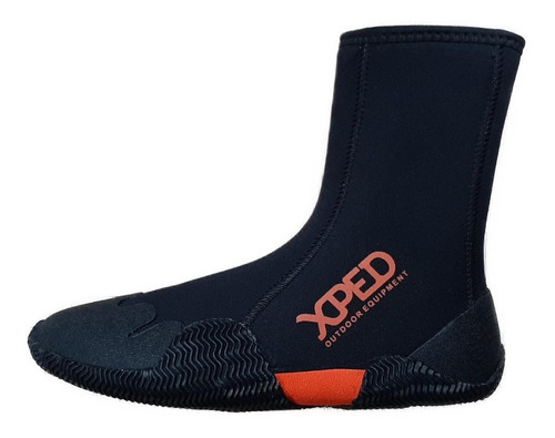 Zapato Round Toe Zipped 5mm Power Boot