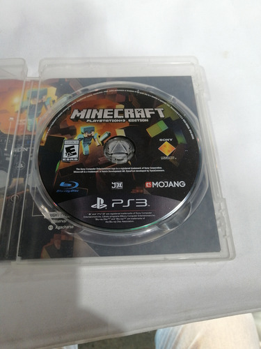 Minecraft Ps3 Playstation 3 Edition ( FĂsico ) (Usado)