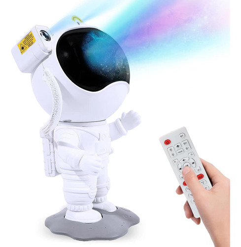 Proyector Luz Astronauta: Lampara Led Techo Nebulosa Control