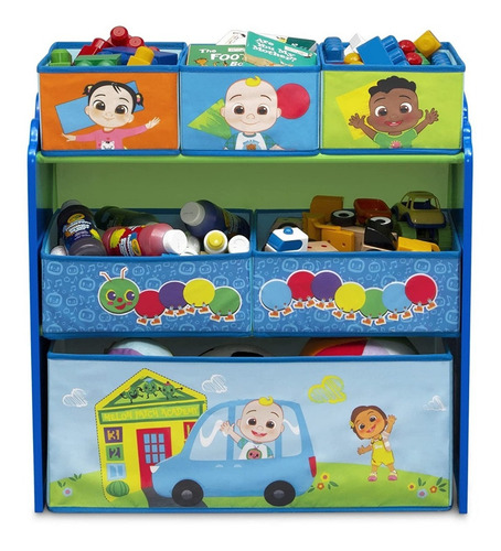 Juguetero Organizador Infantil J J Cocomelon Con Stickers