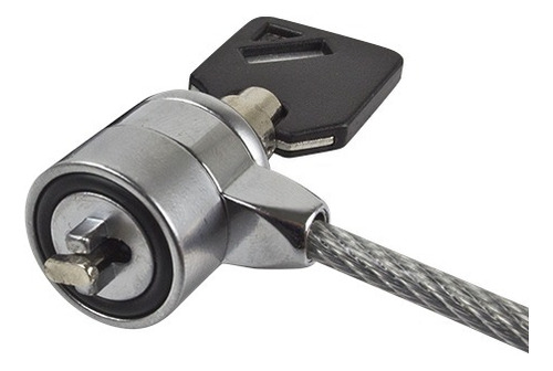 Candado Perfect Choice Para Laptop Con Llave Color Plateado