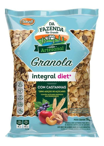 Granola Integral Diet Biosoft (1kg)