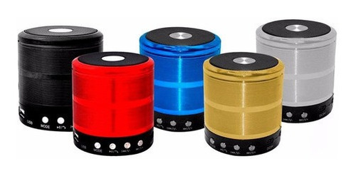 Mini Caixa Caixinha Som Portátil Bluetooth Mp3 Fm Sd Usb Hi