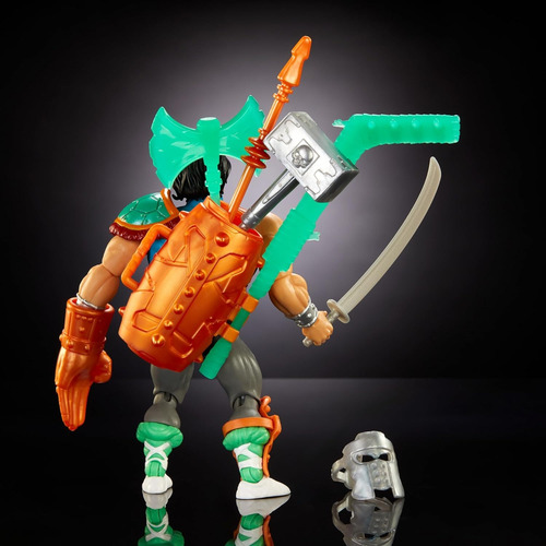 Boneco He-man Masters Universe Turles Grayskull Casey Jones