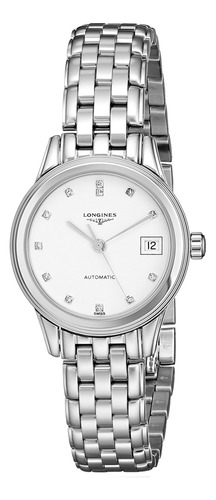 Reloj Longines Lng42744276 Flagship White Dial Para Mujer