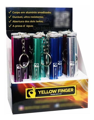 Caixa De Beck Tube Yellow Finger - 16 Unidades