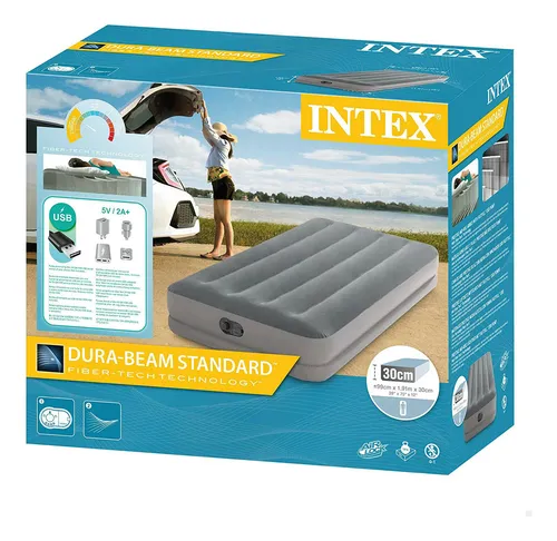 Cama Inflable Eléctrica Usb 1 Plaza - Kidscool
