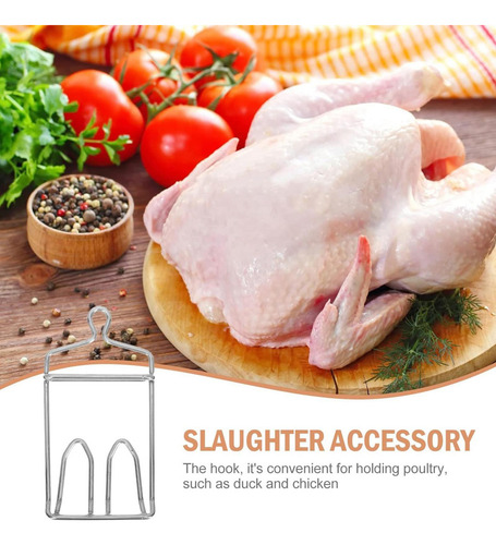 Gancho De Acero Inoxidable Para Colgar Aves De Para Pollo