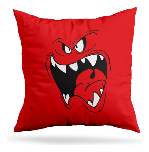Cojin Deco Red Monster (d0439 Boleto.store)