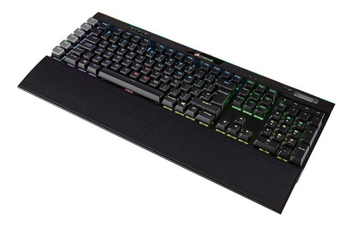 Imagen 3 de 3 de Teclado gamer Corsair Platinum K95 QWERTY Cherry MX RGB Brown inglés US color negro con luz RGB