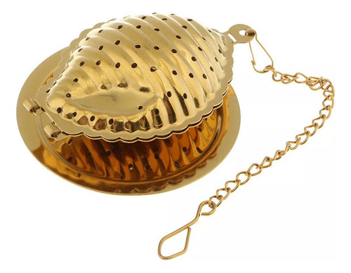 Infusor De Té Inoxidable Modelo Concha, Filtro Colador,