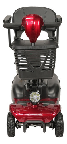 Silla De Ruedas Lujo Scooter 4 Ruedas Color Negro