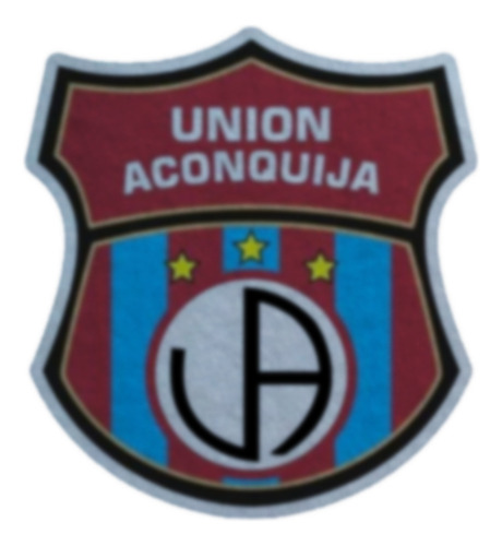 Parche Escudo Felpa Para Coser 9cm Set X4 Futbol Arg002 Union Aconquija Union Aconquija