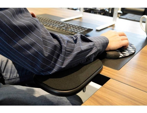 Imagem 6 de 9 de Apoio Ergonômico Para Antebraço Magnético - Preto
