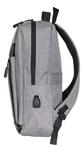 Mochila Bolso Notebook Laptop 14 /15.6 Usb Escolar