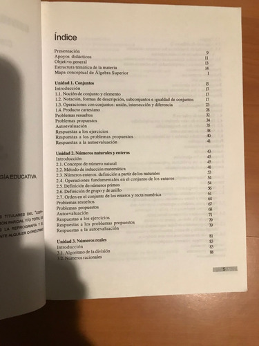 Algebra Superior Unitec (Usado)
