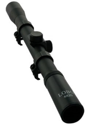 Mira Telescopica Aumento 4x20 Para Rifle Color Negro Mn095