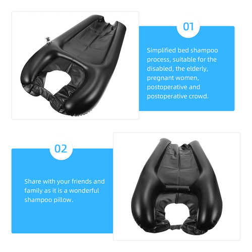 Champú Inflable, Almohadilla De Champú, Champú Portátil, 1 U