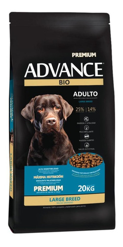 Advance Bio Premium X 20 Kg 25% Proteinas Dm Mascotas