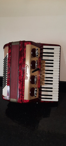 Acordeon Scandalli,80 Bajos,fuelle Impecable,original Italia