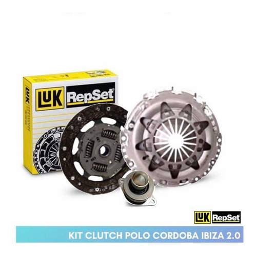 Kit Clutch Polo Seat Cordoba Ibiza 2.0 Luk