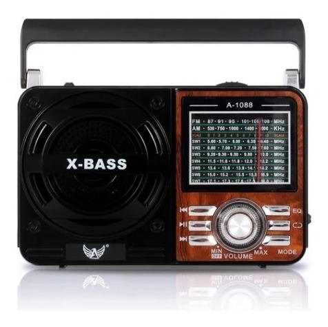 Imagem 2 de 9 de Radio Antigo Retro Vintage Fm Am Usb Sd Bateria Promoção