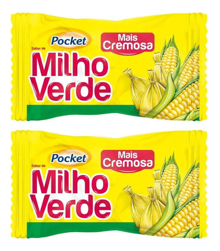 Bala Sabor Milho Verde Pocket Riclan 500g -5 Pacotes